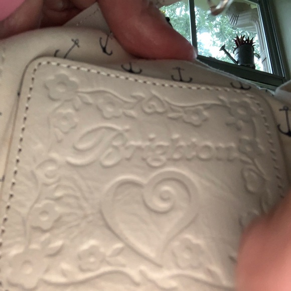 BRIGHTON ADMIRAL STRAW HANDBAG WHT ANCHOR NAUTICAL H72852 - Picture 3 of 7